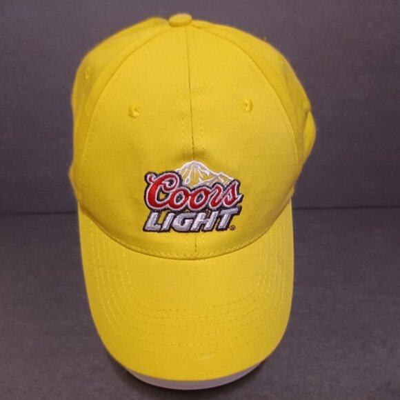 Coors Light Other - COORS LIGHT Hat Baseball Cap Adjustable Acme Apparel Yellow